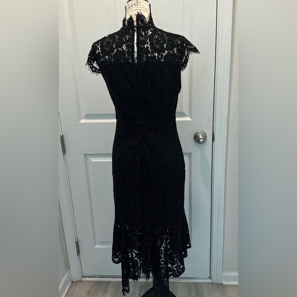 Zesica Black Lace Dress - Picture 4 of 8